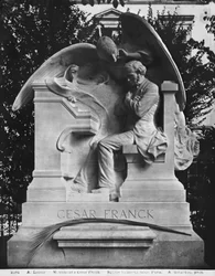 Denkmal für Cesar Franck, Place St. Clotilde, 1891 (Marmor)